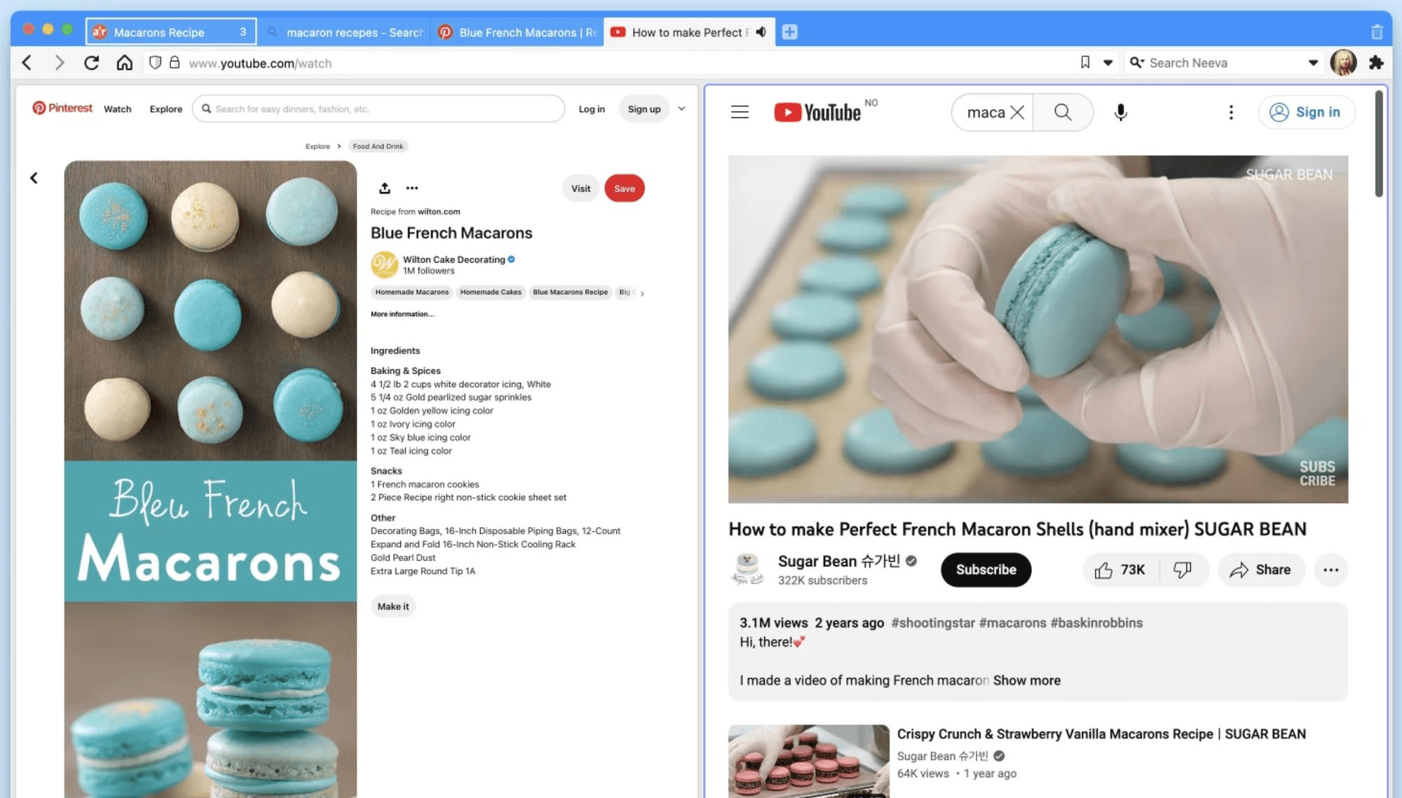 Vivaldi Browser with multiple tabs open