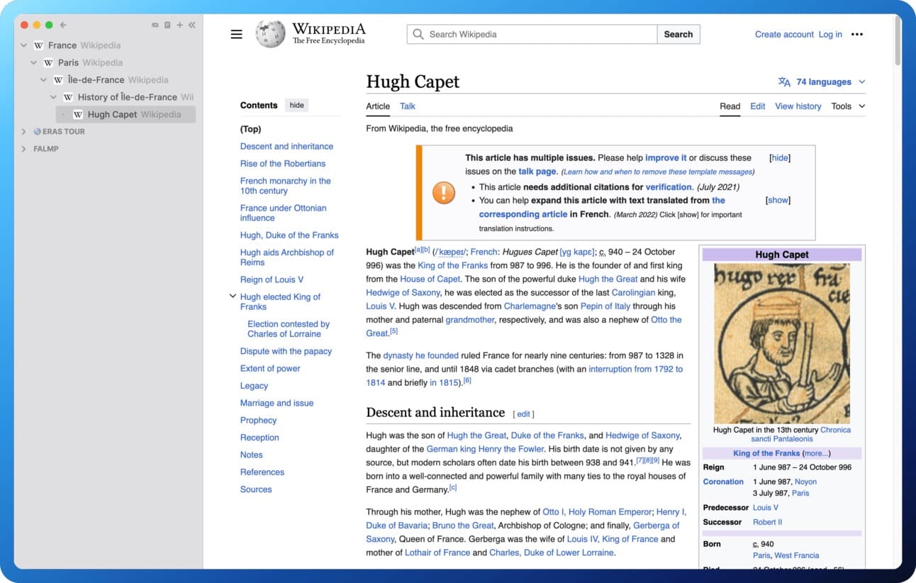 A glimpse into Beth's research process using Horse Browser