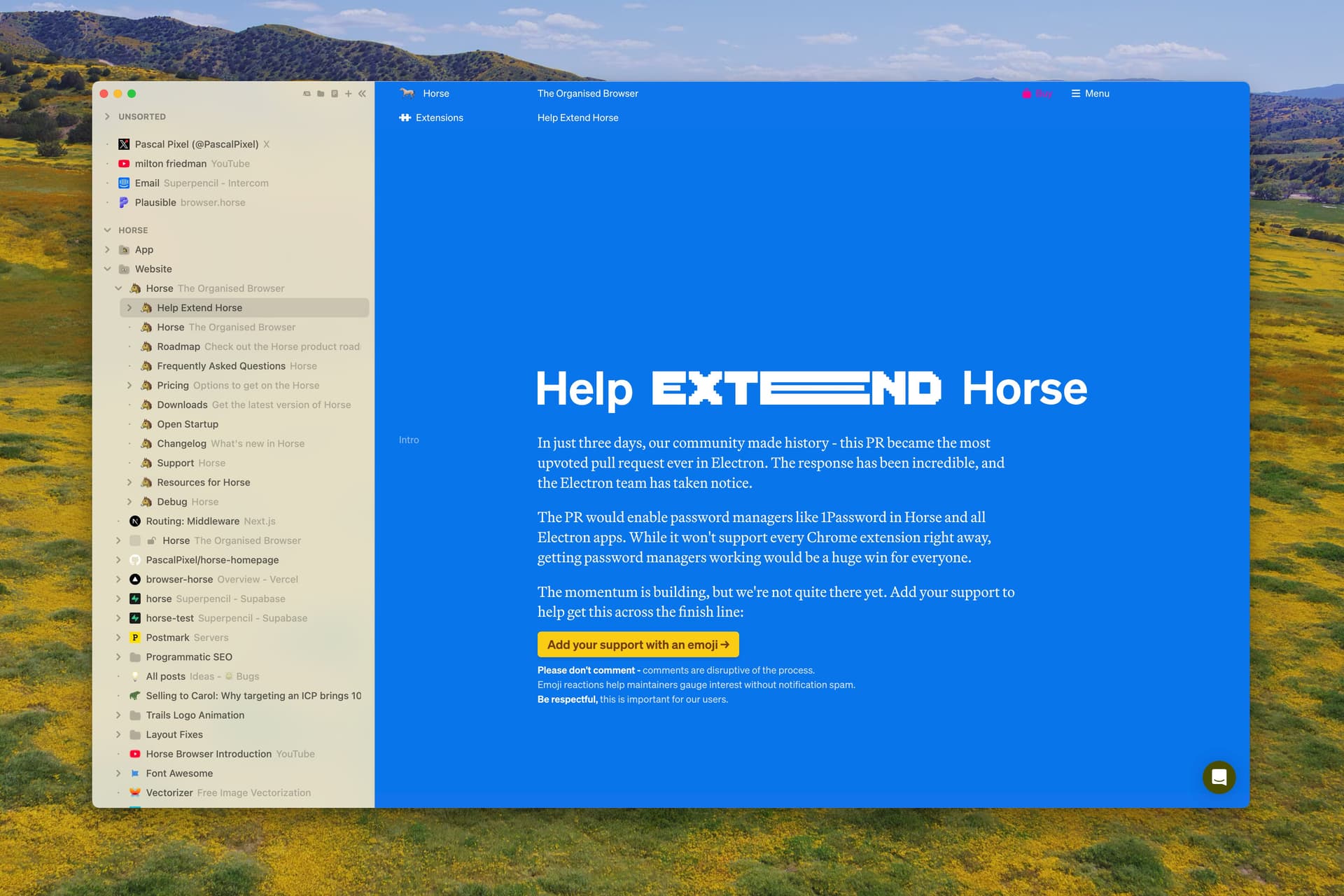 Password Managers Are Coming to Horse