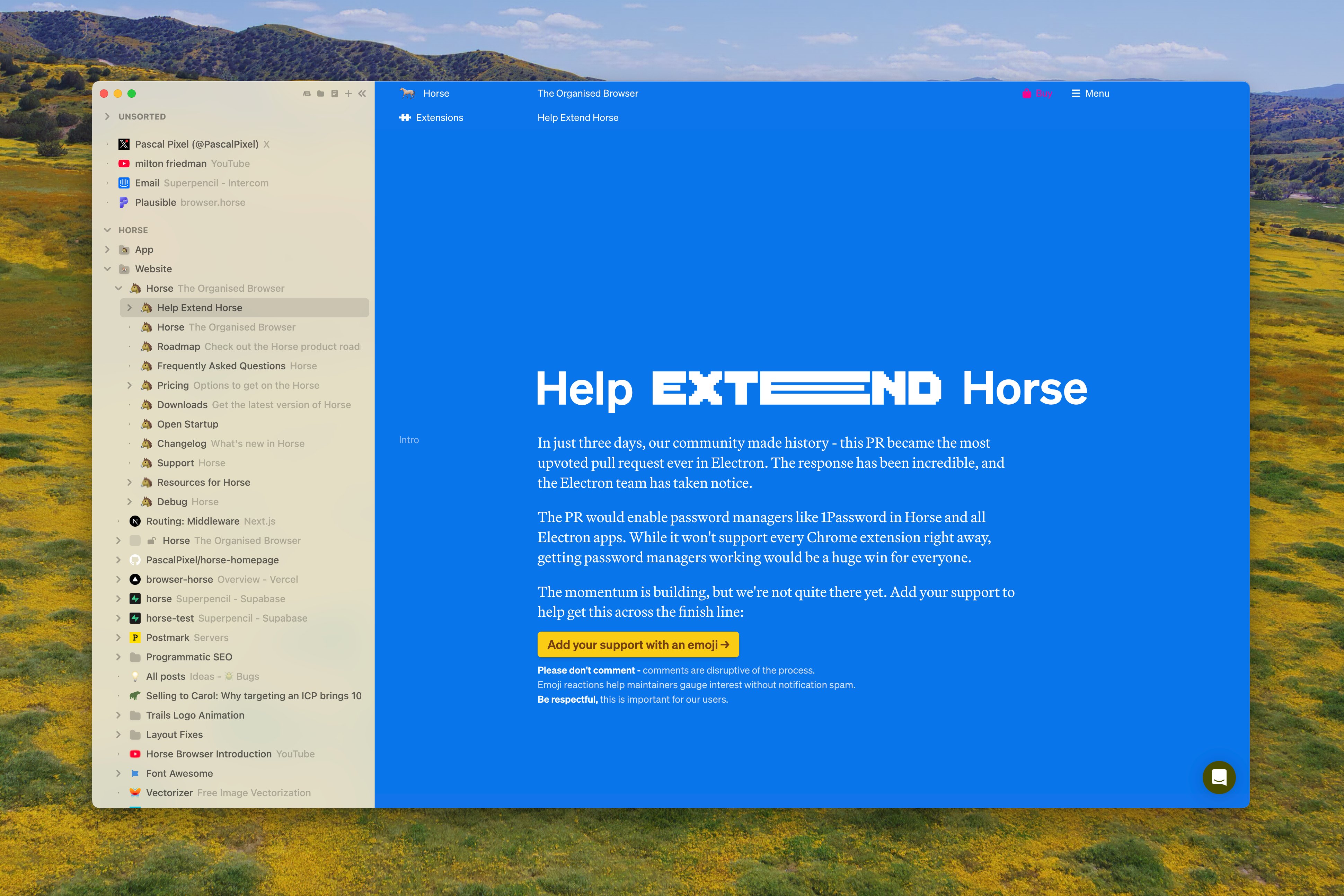 Password Managers Are Coming to Horse