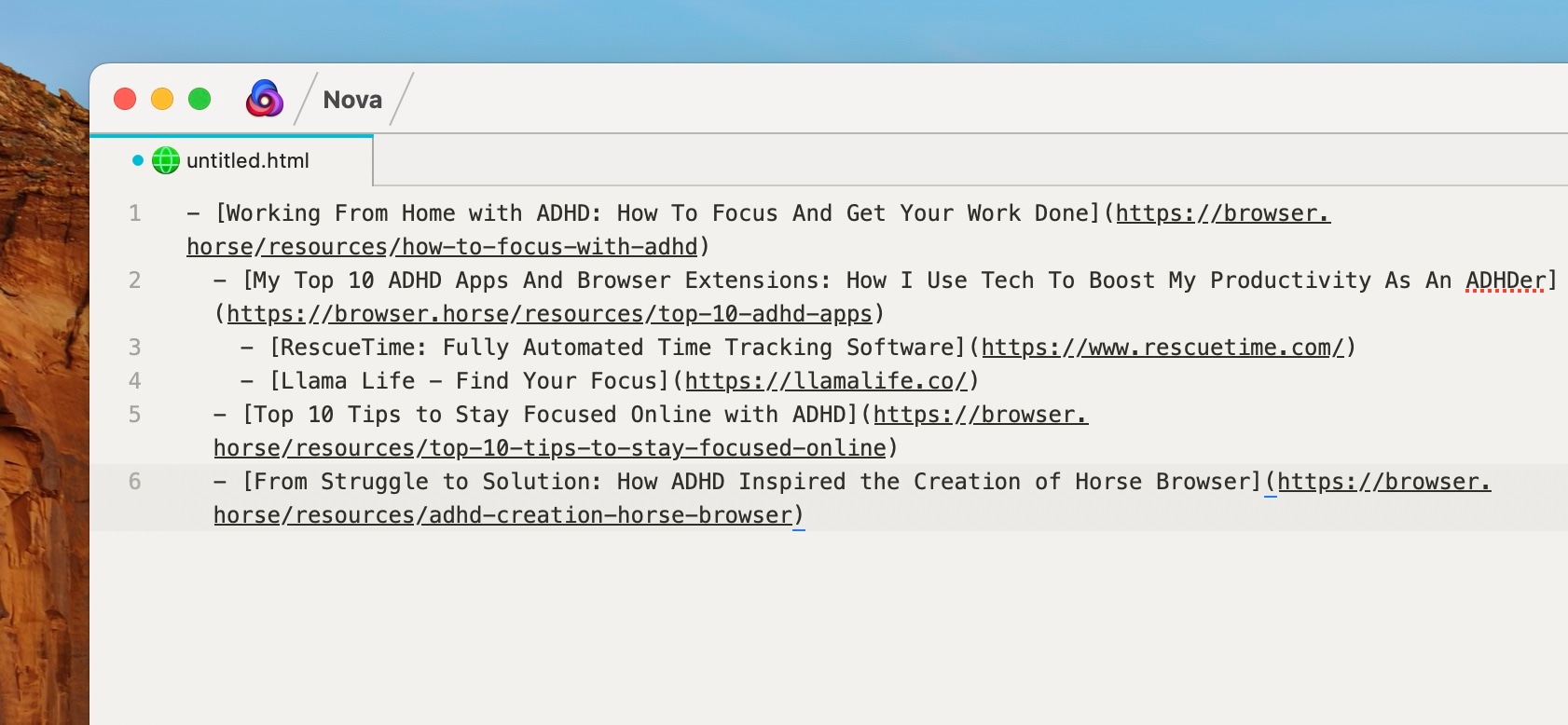 How To Save An Offline Back-Up Of Horse Browser Trails and Links
